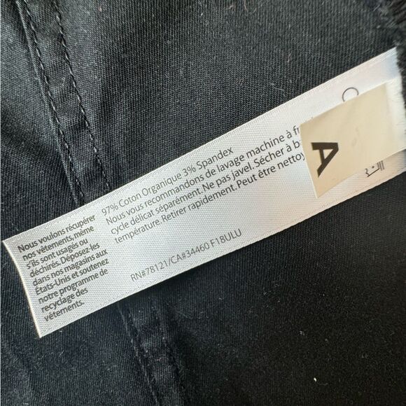 New Eileen Fisher Moto short zip jacket in waxed organic cotton sz M - Picture 4 of 15